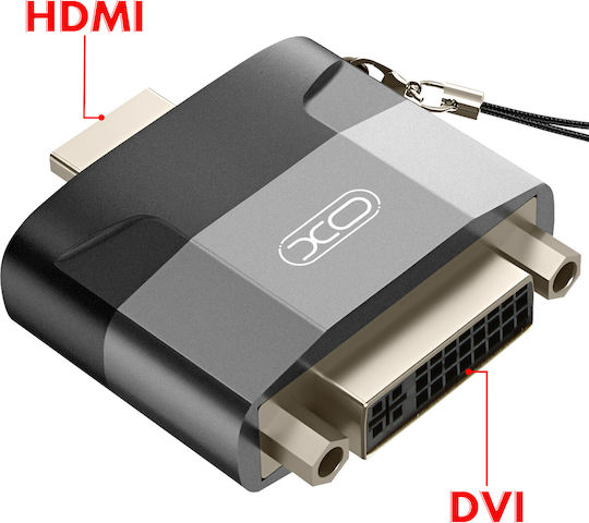 Xo Adapter Hdmi Dvi Gray