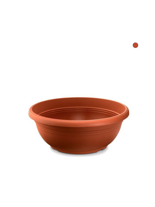 Atmosphera Festone Pot Plastic Terracotta 50x19x19cm.