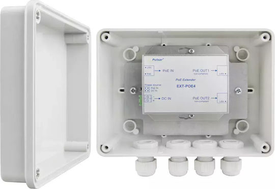 Pulsar Poe Switch for CCTV Systems EXT-POE4H