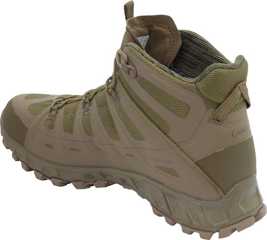 Aku Military Ankle Boots Selvatica Tactical Mid Gtx Waterproof with Membrane Gore-Tex Mesh Beige