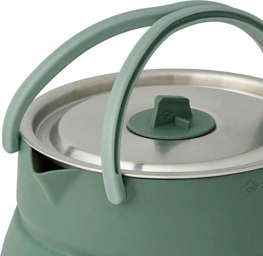 Detour Stainless Steel Collapsible Πτυσσομενος Βραστηρας 1.6l Sea To Summit 104518 Πράσινο