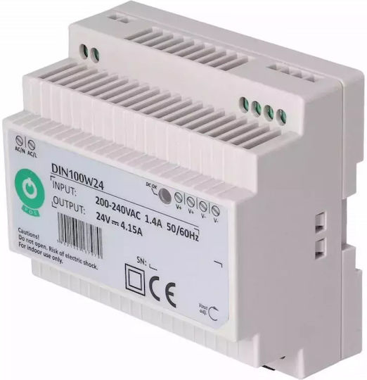 24v 100w 4.15a Din Rail Power Supply