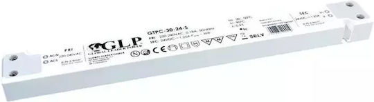 MPL Τροφοδοτικό LED Ισχύος 30W με Τάση Εξόδου 24V