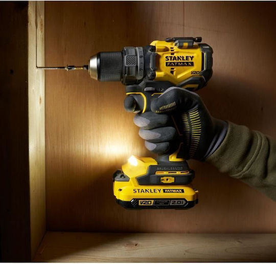 Stanley SFMCD725D2K Percussive Battery Brushless Drill Driver 18V 2x2Ah