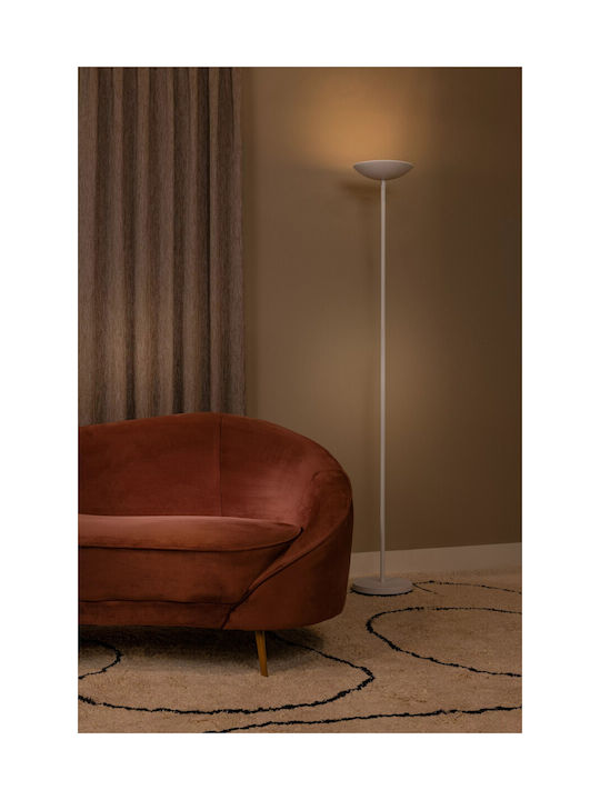 Lucide Lightning Zenith LED Подова Лампа В180xД25.4см. Бял