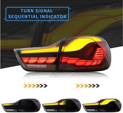 Mtuning Set Taillights Dynamic Led Smoke Bmw 4 F32 F82 4 F33 F83 2013-Present