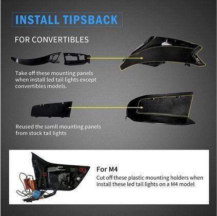 Mtuning Set Taillights Dynamic Led Smoke Bmw 4 F32 F82 4 F33 F83 2013-Present