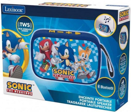 Lexibook Bluetooth Speaker with Battery Life up to 4 hours Sonic The Hedgehog BT018SN