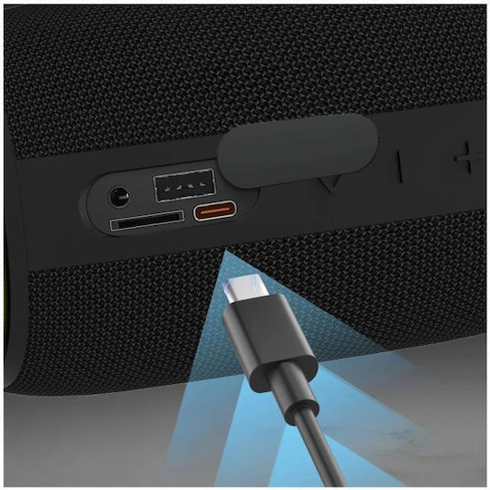 Wiwu Thunder H5 Ηχείο Bluetooth 15W με Διάρκεια Μπαταρίας έως 8 ώρες Μαύρο