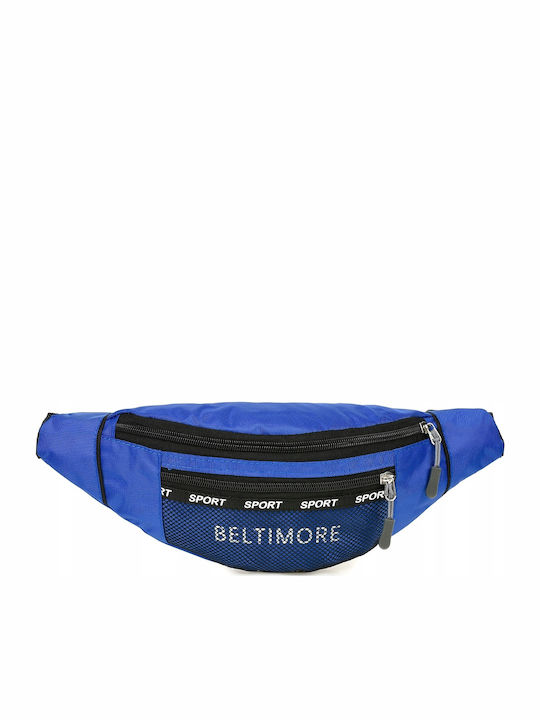 Leather Belt Bag Silver