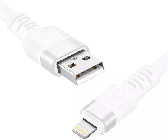 Orno USB-A zu Lightning Kabel 12W Weiß 2m (CABEXCWHPLIGH2.0DMIX)