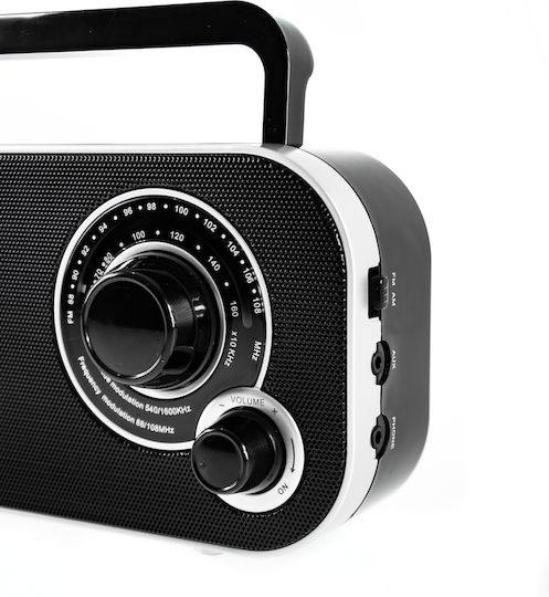 Roadstar TRA-2235 Retro Φορητό Ραδιόφωνο Ρεύματος / Μπαταρίας Μαύρο Black