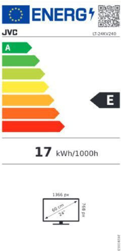 JVC Smart Τηλεόραση 24" HD Ready LED LT24KV240 (2021)