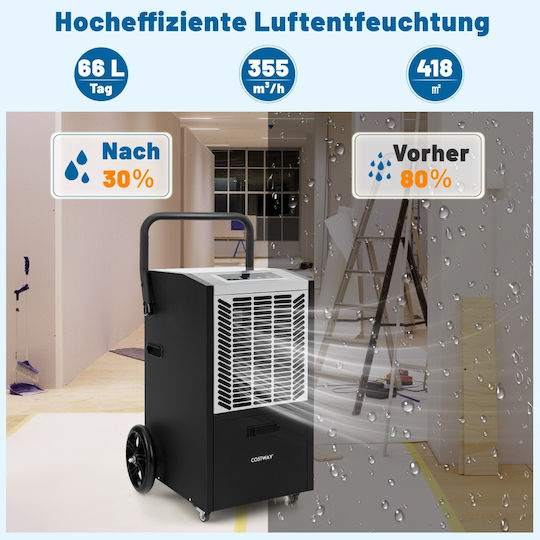 Costway Industrieller Elektrischer Luftentfeuchter 520W