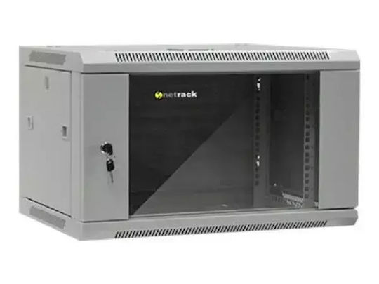 Netrack Patch panel Επιτοίχιος 10" 12 θυρών Κατ. 6 UTP LSA με βραχίονα (104-15) 866984