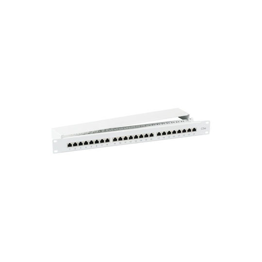 EFB Пач Панел Efb-elektronik За Rack 1U 19" 24 Порта Cat5e Сив