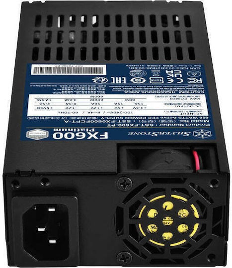 Silverstone FX600-PT 600W Μαύρο Τροφοδοτικό Υπολογιστή Full Wired