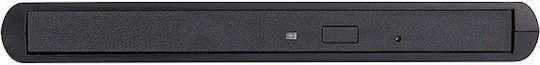 Verbatim External Slimline External DVD/CD Recorder for Desktop / Laptop Black