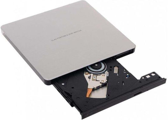 Hitachi-LG Data Storage GP60 External DVD/CD Recorder for Laptop / Desktop Silver