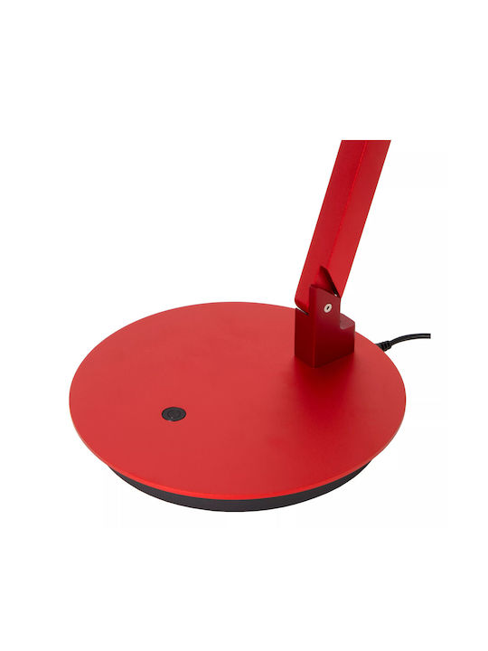 Lucide Lightning Ogden LED Office Lamp in Red Color