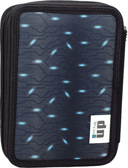 Bmu Double Pencil Case Dinosaur Alien 357-27100