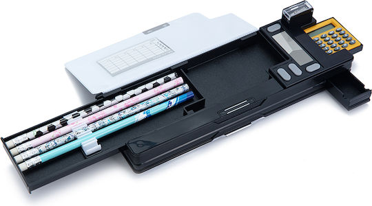 Yolo Retro Pencil Case Black