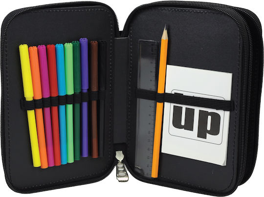 Bmu Double Pencil Case Butterfly Unicorn 357-25100