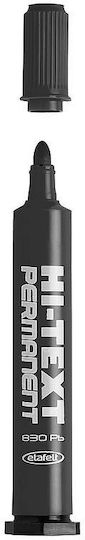 Etafelt Hi-Text Permanent Markers 4mm Black 12pcs