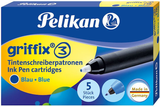 Pelikan Μαρκαδόροι Μπλε Σετ 5τμχ