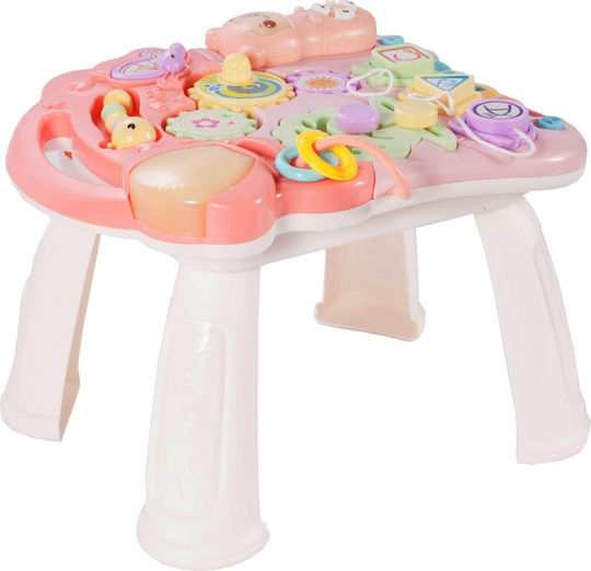 Premergător Interactiv 5 În 1 Leagăn Go Baby Dimensiuni 44,0 X 42,0 X 40,0 Cm Activități În Engleză Ajută La Dezvoltarea Lingvistică Și Sensorială Roz