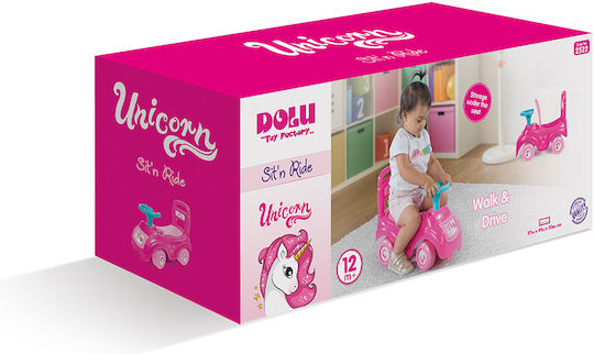 Dolu Einhorn Auto Weiterfahren für 12+ Monate Rosa