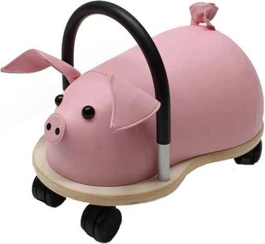 Wheelybug Mersul În Cărucior Pentru Bebeluşi Animal Roz Ride On Pentru Peste 36 Luni Porc Mare