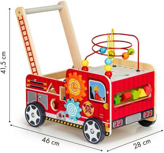 Bildungs-Holzlauflernhilfe Kinder Bigshot Bstl09025 Feuerwehrauto Modell Zubehör Mehrfarbig