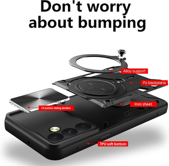 Back Cover Μαύρο (Motorola Edge 50)