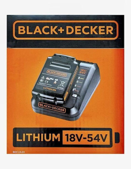 Black & Decker Σετ Μπαταρίας Λιθίου Χωρητικότητας 1.5Ah 18V με Φορτιστή