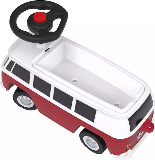 Big VW T1 Количка Езда На За 3+ Месеца Червена