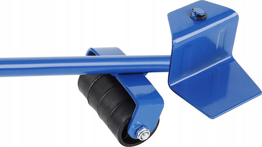 Set mutare mobilă Idealstore Movingkit include 4 suporturi 8 roți pârghie din oțel mâner din cauciuc greutate maximă 150 kg