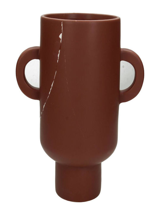 Zaros Africa Planter Ceramic Brown 20.2x20.2x21.7cm.