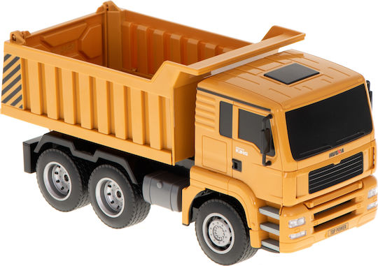Camion Interactiv Idealstore Dimensiuni 28 X 11 X 14 Cm Iluminare LED Anvelope din Cauciuc Încărcare USB Telecomandă Buton Basculant Scară 1:18 O Modalitate Excelentă de a Deveni un Mic Constructor