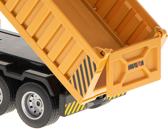 Camion Interactiv Idealstore Dimensiuni 28 X 11 X 14 Cm Iluminare LED Anvelope din Cauciuc Încărcare USB Telecomandă Buton Basculant Scară 1:18 O Modalitate Excelentă de a Deveni un Mic Constructor