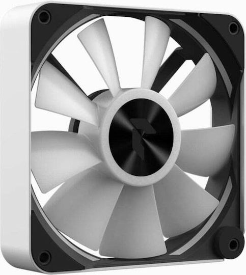 FP2-120 Gehäuselüfter (1800rpm / 83,87cfm) mit ARGB Beleuchtung und Verbindung 3-polig / 4-Pin PWM Weiß