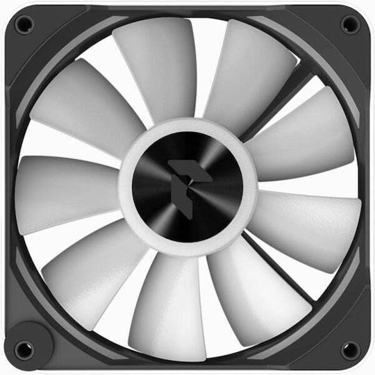 FP2-120 Gehäuselüfter (1800rpm / 83,87cfm) mit ARGB Beleuchtung und Verbindung 3-polig / 4-Pin PWM Weiß