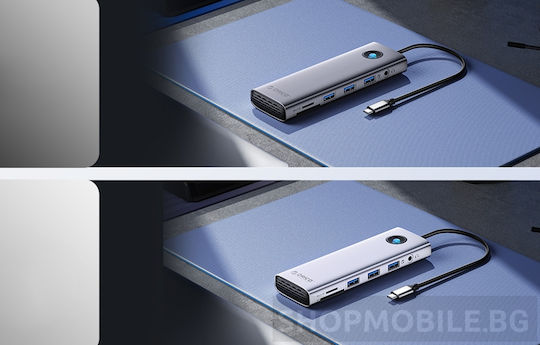 Orico USB-C Docking Station mit HDMI 4K PD Ethernet Gray (PW11-10P-GY-EP)
