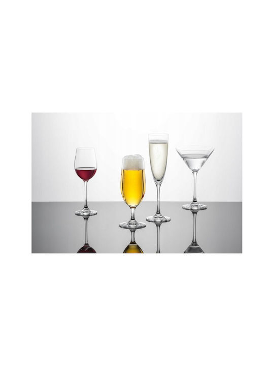 Lumarko Set Gläser Champagner aus Glas Mit Stiel 210ml 6Stück