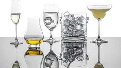 Whisky Nosing Bar Special Комплект Стъклени Чаши За Вода Уиски Коктейл 322мл 4 Броя