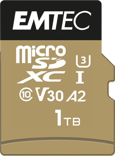 Emtec SpeedIN Pro microSDXC 1TB U3 V30 A2 UHS-I 100MB/s με αντάπτορα