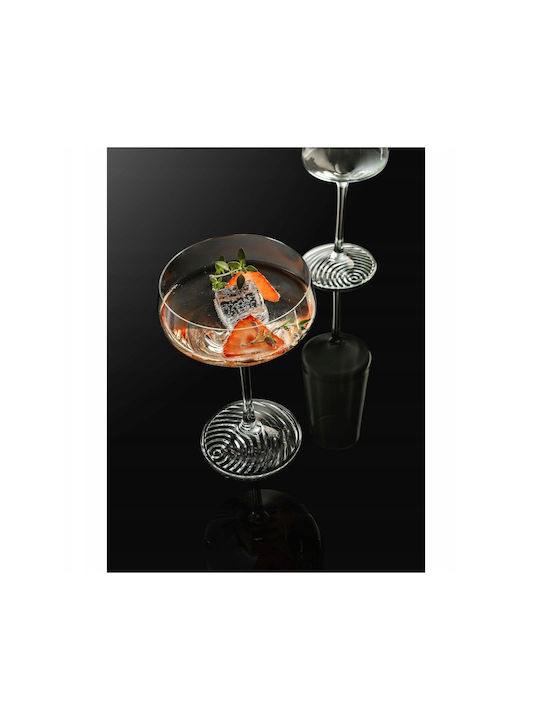 Luminarc Set of Glasses Cocktail/Drinking made of Glass Stemmed 277ml 4pcs