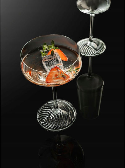 Luminarc Set of Glasses Cocktail/Drinking made of Glass Stemmed 277ml 4pcs
