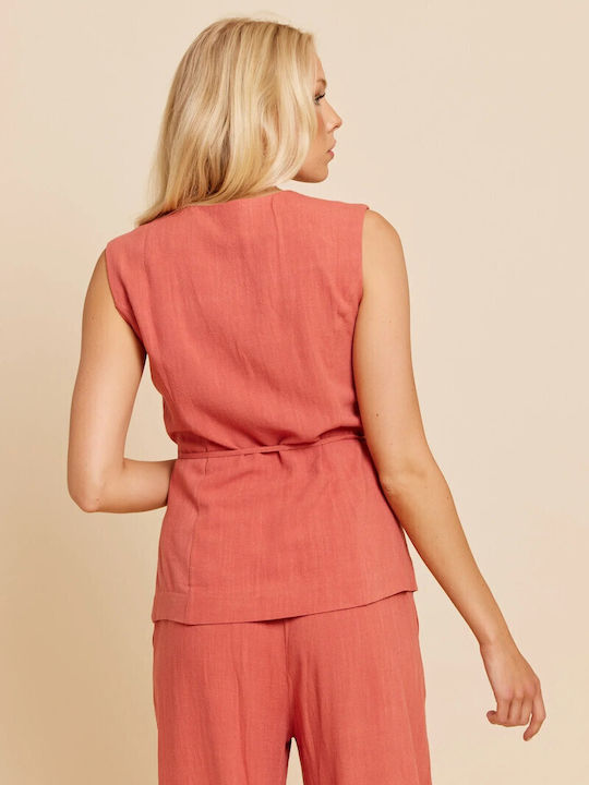 Γυναικείο Crop Top Terra Cotta