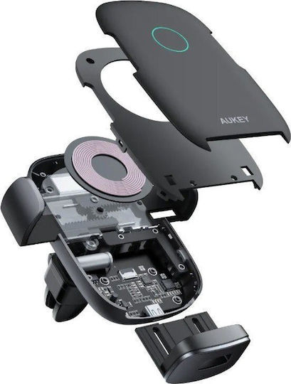 Aukey Car Mobile Mount with Adjustable Hooks Black